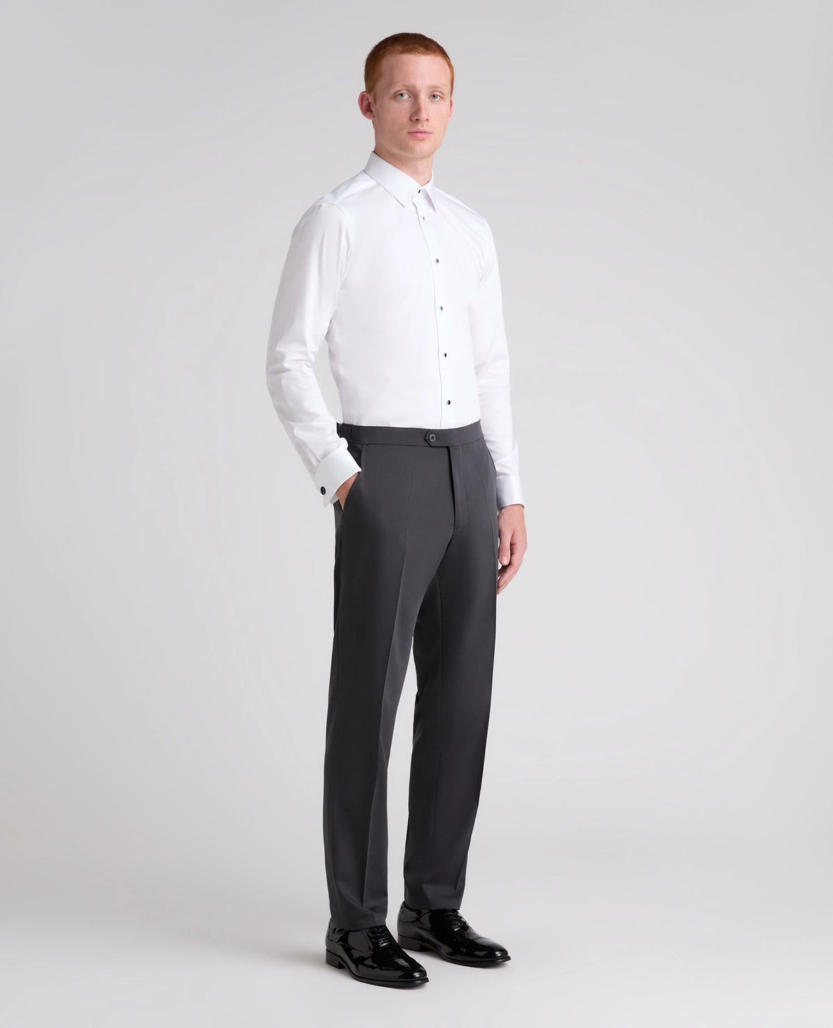 Remus Uomo Russo J Suit Trousers - Dark Grey 4_72755_08_02