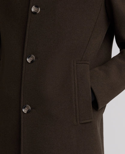 Remus Uomo Jonah Wool-Blend Overcoat - Dark Green 4_90374_38_06
