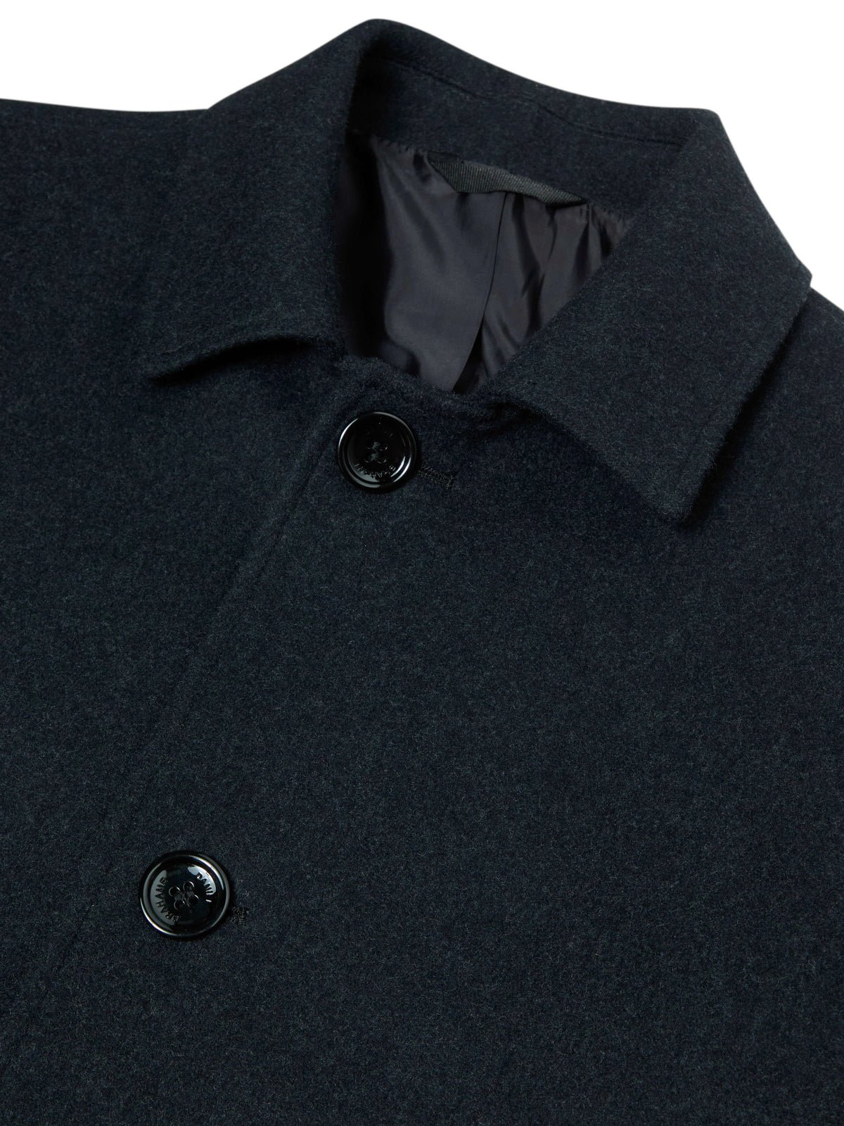 Daniel Grahame Bales Wool-Blend Overcoat - Charcoal 4_90605_09_02