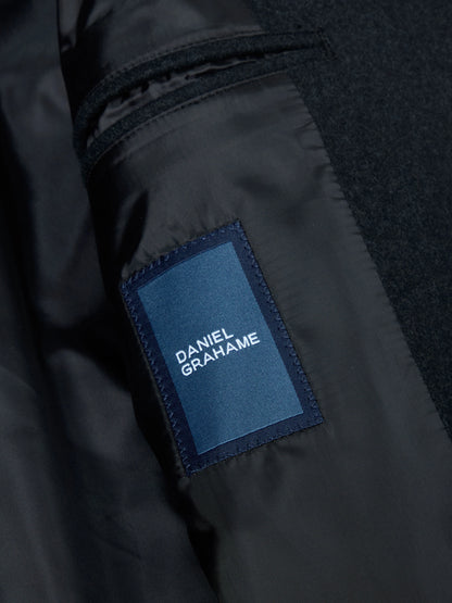 Daniel Grahame Bales Wool-Blend Overcoat - Charcoal 4_90605_09_04