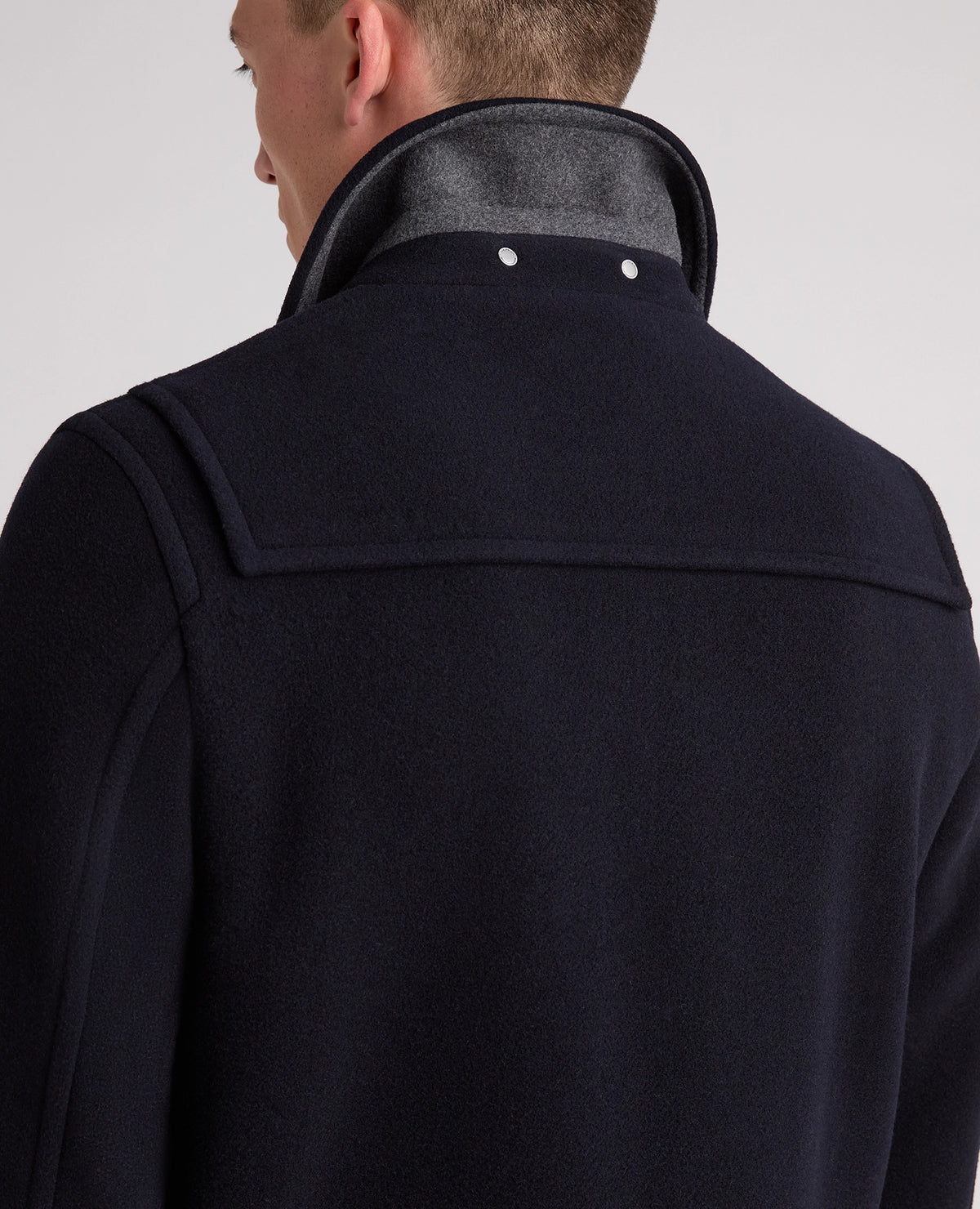 Remus Uomo Tyler Wool-Blend Zip Coat - Navy 4_90721_78_07