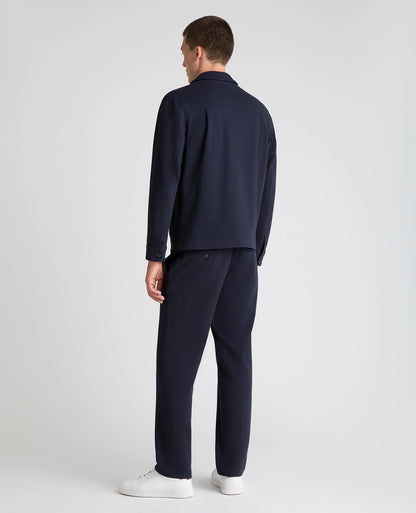 Remus Uomo Treviso Stretch Cotton Coat - Navy 4_90730_78_03