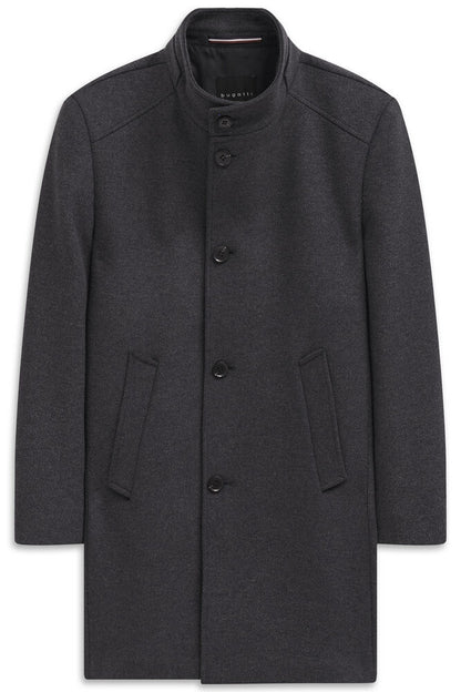 Bugatti Mens Wool Coat 821400 84201 - Navy 4ebe6727-5155-4560-8d35-23f12684a120