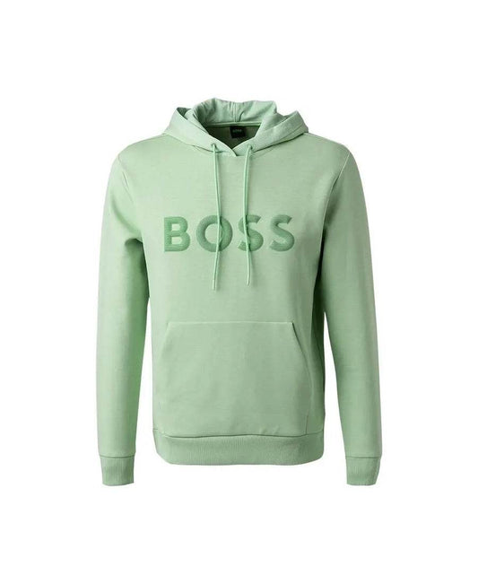 Hugo Boss Soody 1 Mens Pullover Hoodie - Open Green 50510334-388-5