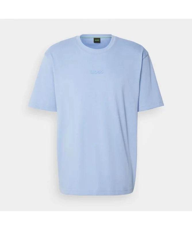Hugo Boss Tee 10 Crew Neck T-shirt - Open Blue 50519368-498-1