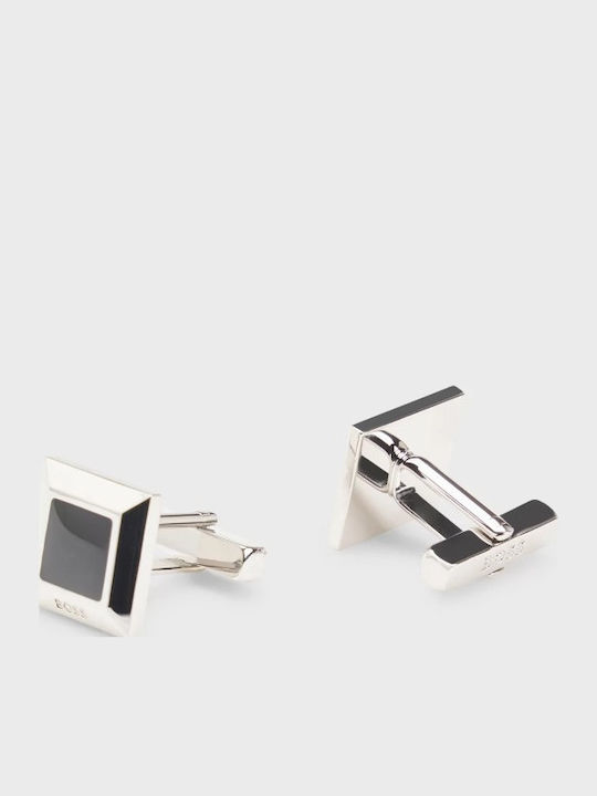 Hugo Boss Cufflinks B-Pyramid Insert - Black 505385490011