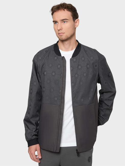 Hugo Boss Water-repellent Bomber Jacket - Dark Grey 505471810272