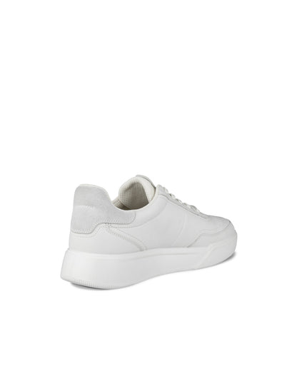 Ecco Street Court Leather Trainers - White 539814-52292-b_eCom