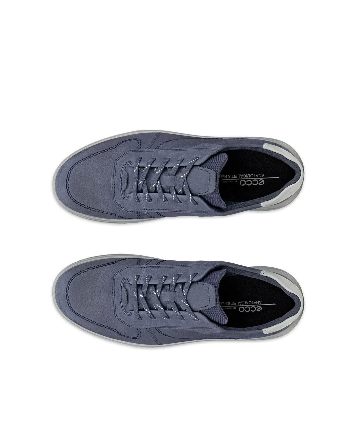 Ecco Move M Men's Nubuck Shoe - Blue 551624-59120-top_left_pair_eCom