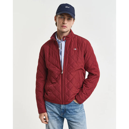 Gant Quilted Windcheater Jacket - Plumped Red 70063406041