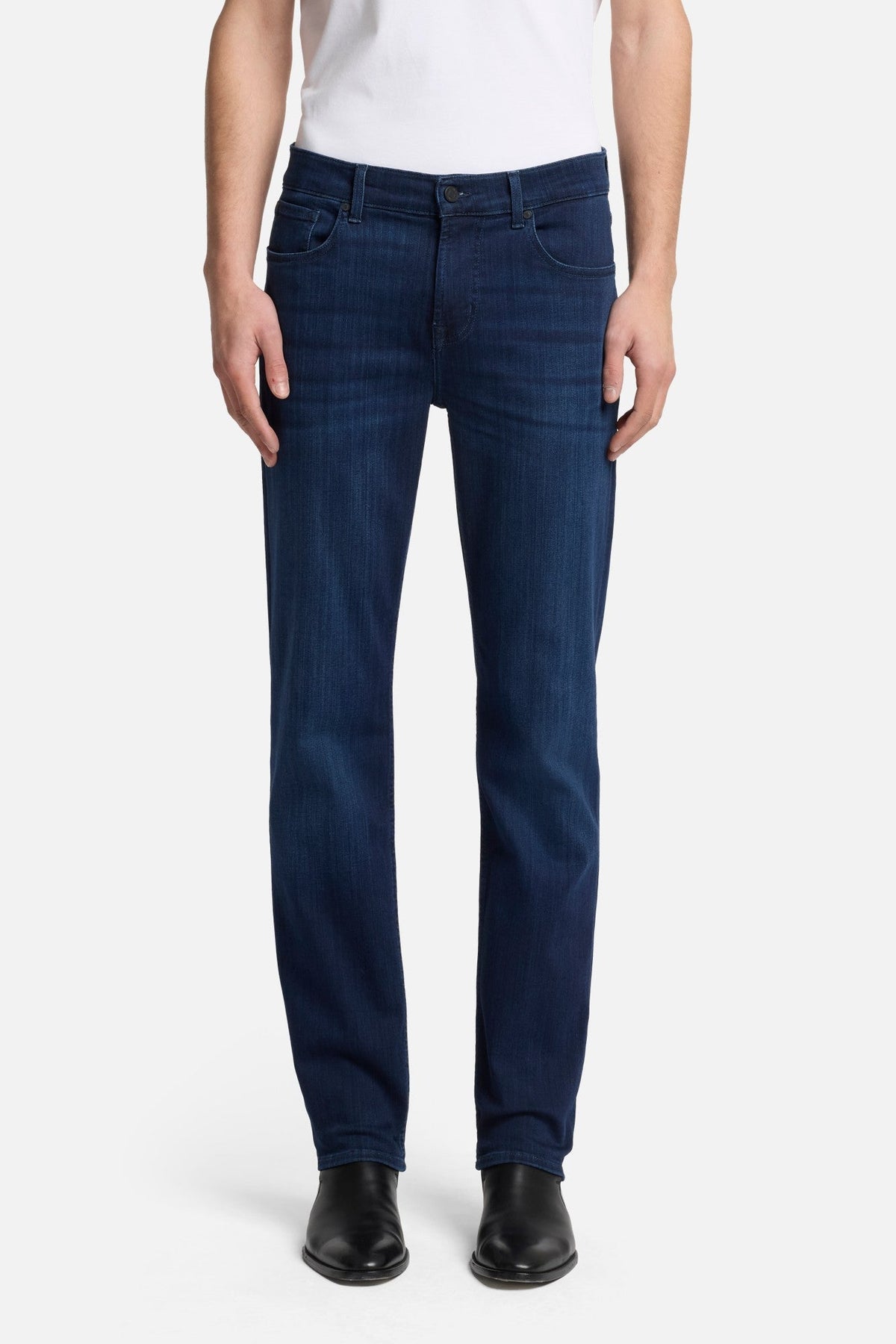 7 For All Mankind Slimmy Luxe Performance Plus Jeans - Deep Blue 7T002393_DBU_3