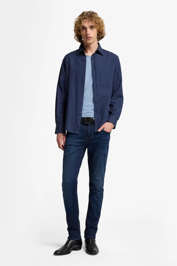 7 for All Mankind Slimmy Tapered Luxe Performance Plus - Deep Blue 7T033A23-DBU_2