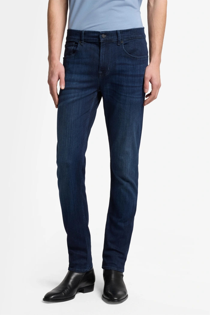 7 for All Mankind Slimmy Tapered Luxe Performance Plus - Deep Blue 7T033A23-DBU_3