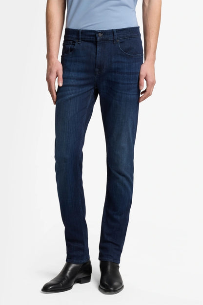 7 for All Mankind Slimmy Tapered Luxe Performance Plus - Deep Blue 7T033A23-DBU_3