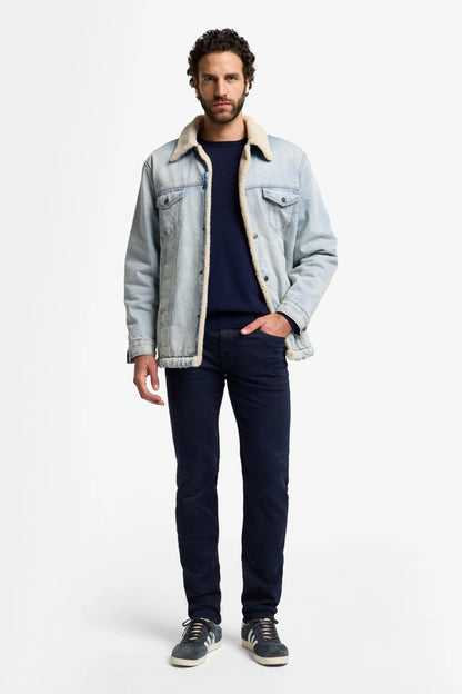 7 for All Mankind Slimmy Luxe Performance - Navy 7T036V60_EBL_2_1