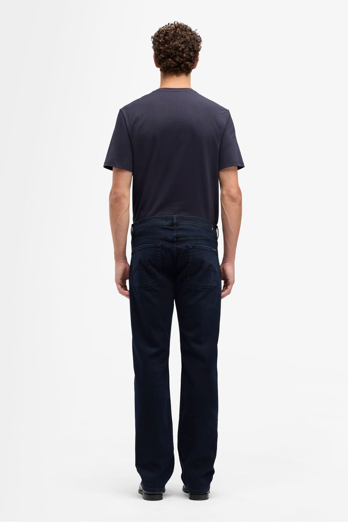 7 For All Mankind Standard Luxe Performance Jeans - Blue Black 7T519B78_XXB_5