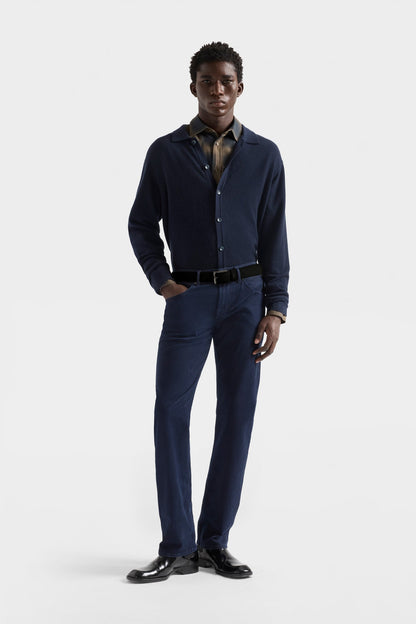 7 For All Mankind The Straight Jeans - Dusk Smoke 7TE70H24_3U0_2
