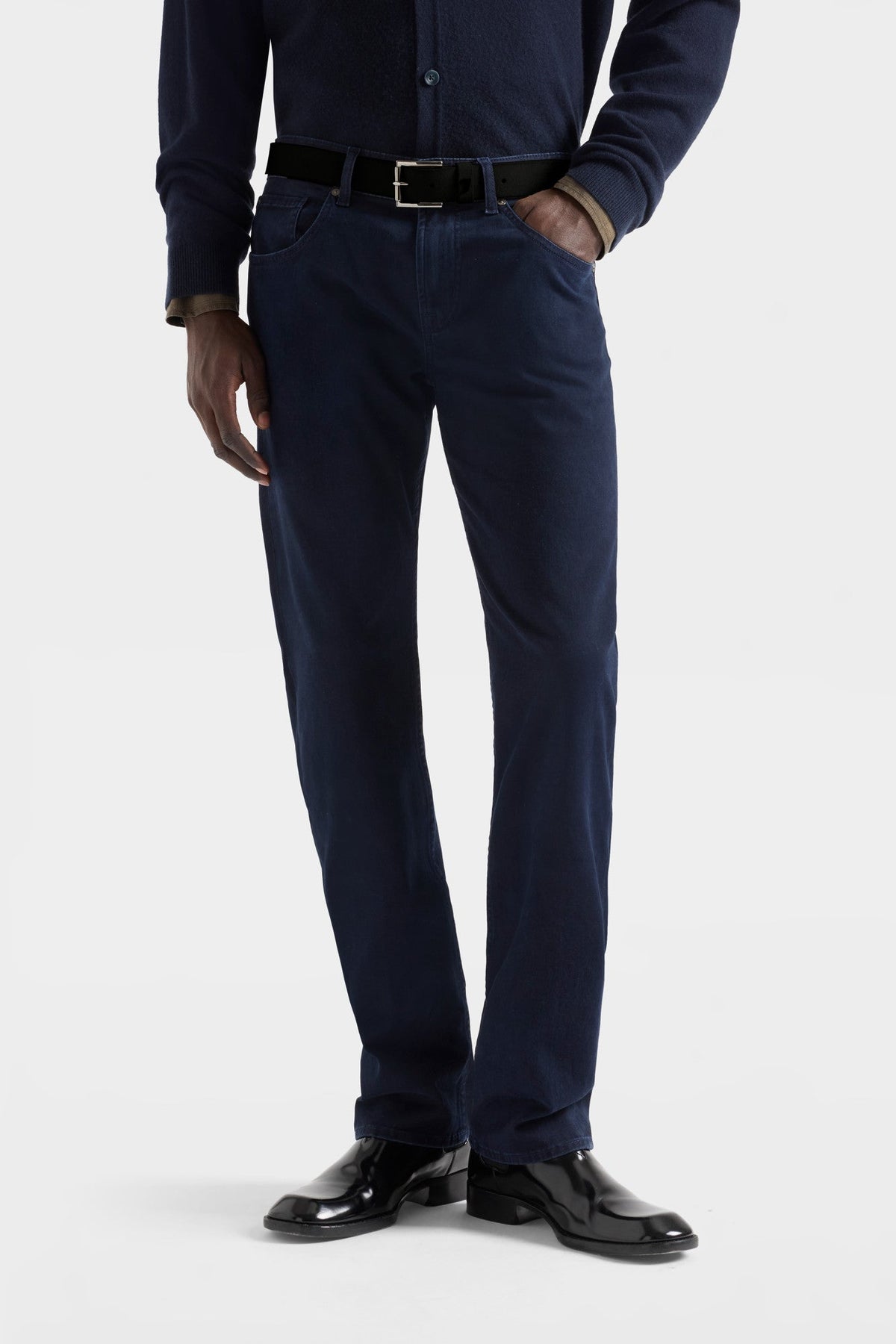 7 For All Mankind The Straight Jeans - Dusk Smoke 7TE70H24_3U0_3