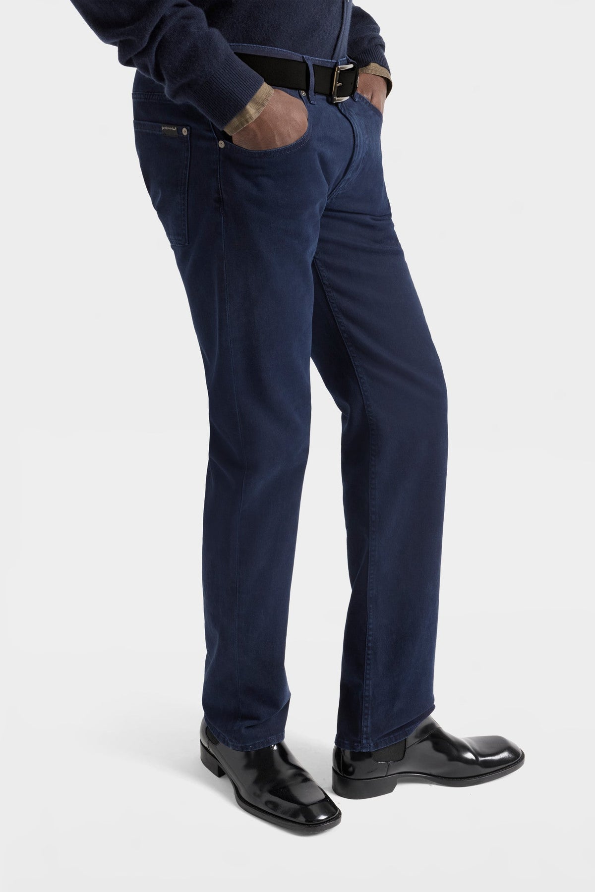 7 For All Mankind The Straight Jeans - Dusk Smoke 7TE70H24_3U0_6