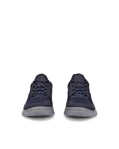 Ecco MX Waterproof Nubuck Outdoor Shoes - Blue 820324-51117-front_pair_eCom