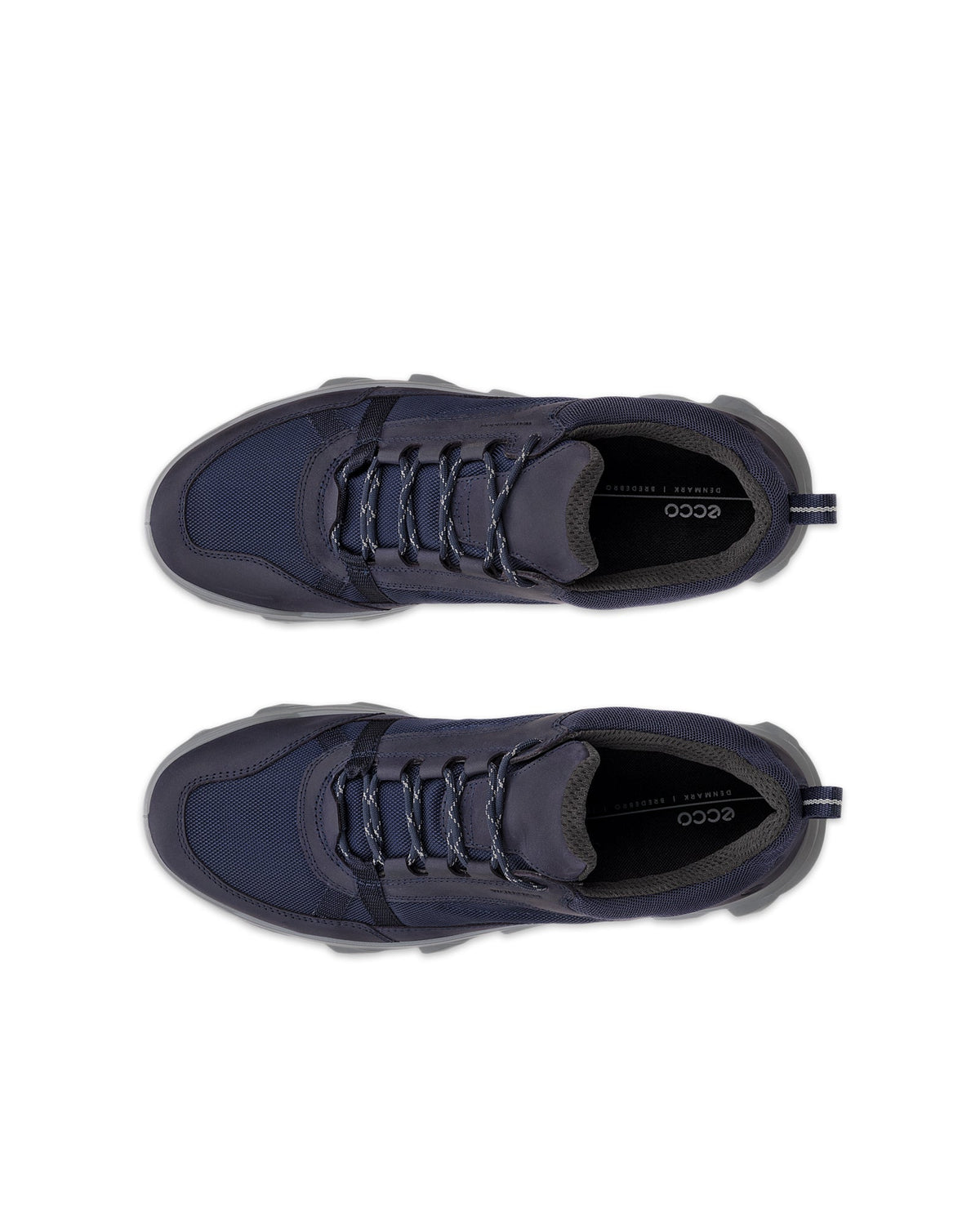 Ecco MX Waterproof Nubuck Outdoor Shoes - Blue 820324-51117-top_left_pair_eCom