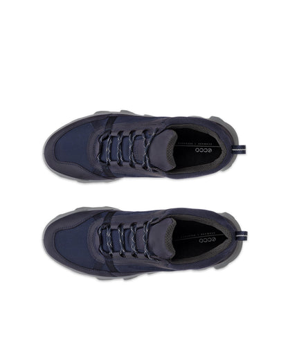 Ecco MX Waterproof Nubuck Outdoor Shoes - Blue 820324-51117-top_left_pair_eCom