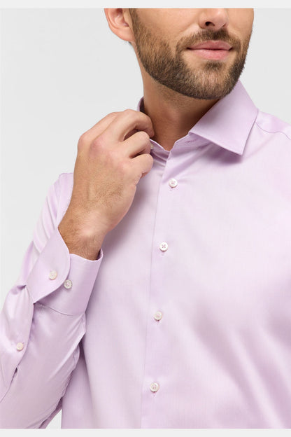 Eterna 1863 Modern Fit Twill Shirt - Lilac 8224-X687-92_3_1600