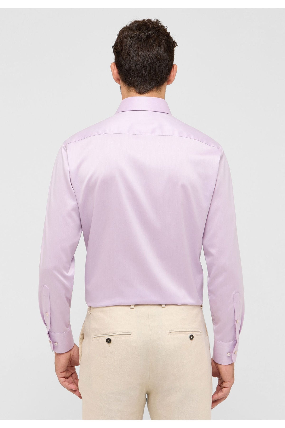 Eterna 1863 Modern Fit Twill Shirt - Lilac 8224-X687-92_4_1600
