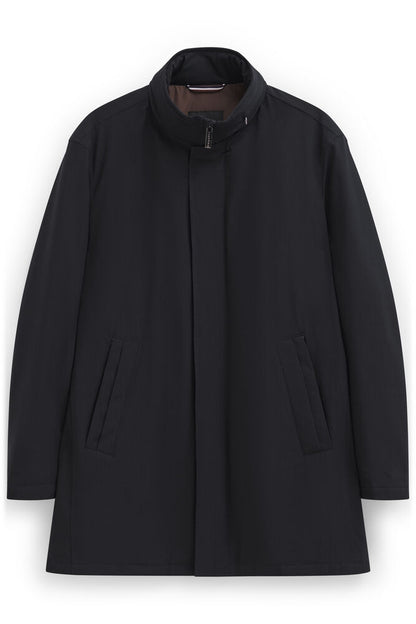 Bugatti Mens Poplin Coat 838200 81043 - Navy 862a50e0-a8fd-4a08-9f7b-6107359d651b