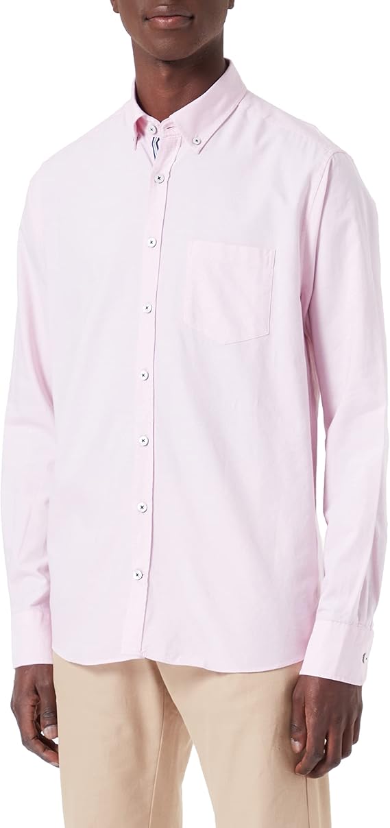 Bugatti Shirt 9350 38700 710 - Light Pink 935038700-710-1