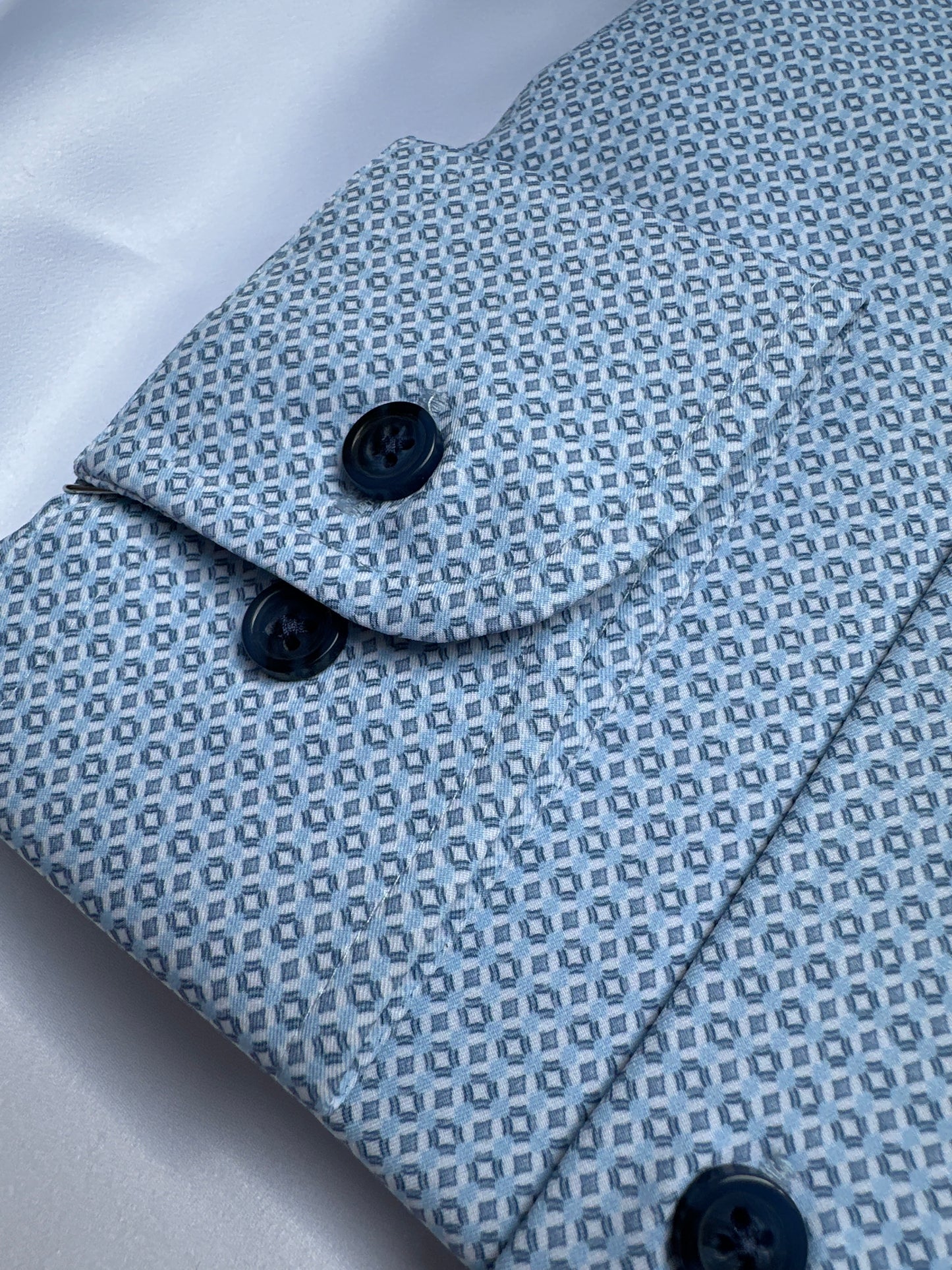 6th Sense Design diamond-print performance shirt at Ryle Menswear, Tralee