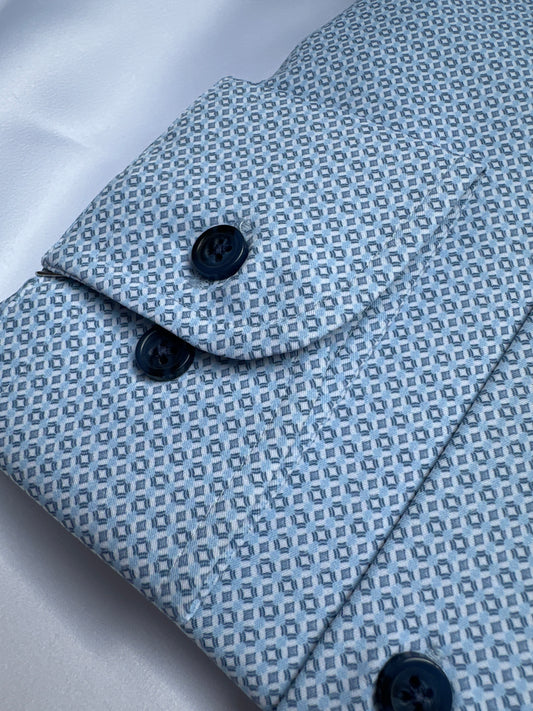 6th Sense Design diamond-print performance shirt at Ryle Menswear, Tralee