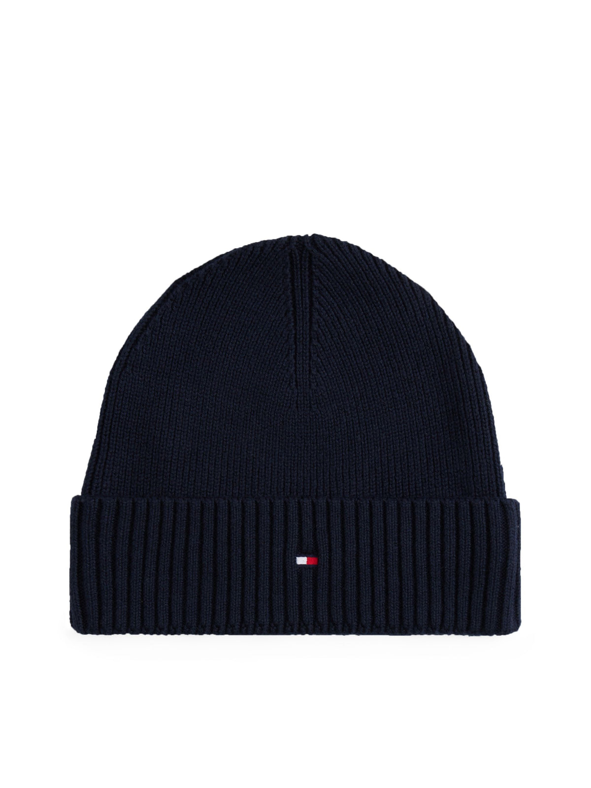 Tommy Hilfiger Flag Beanie with Cashmere - Space Blue AM0AM12796_DW6_main_ay