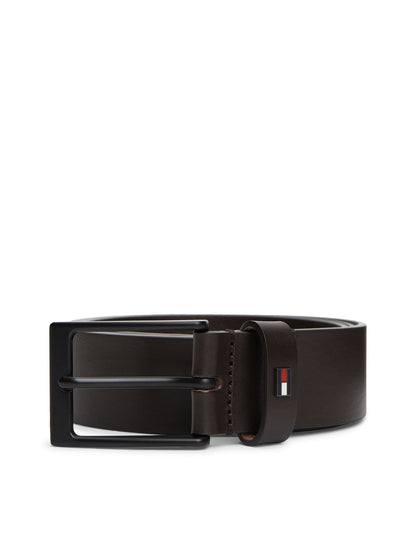 Tommy Hilfiger Tonal Leather Belt 3.5cm - Dark Brown AM0AM13016_0HD_alternate3_ay