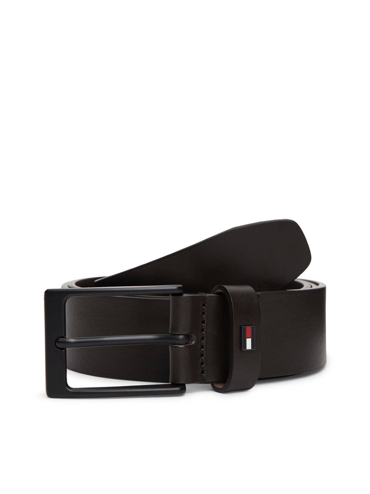 Tommy Hilfiger Tonal Leather Belt 3.5cm - Dark Brown AM0AM13016_0HD_main_ay