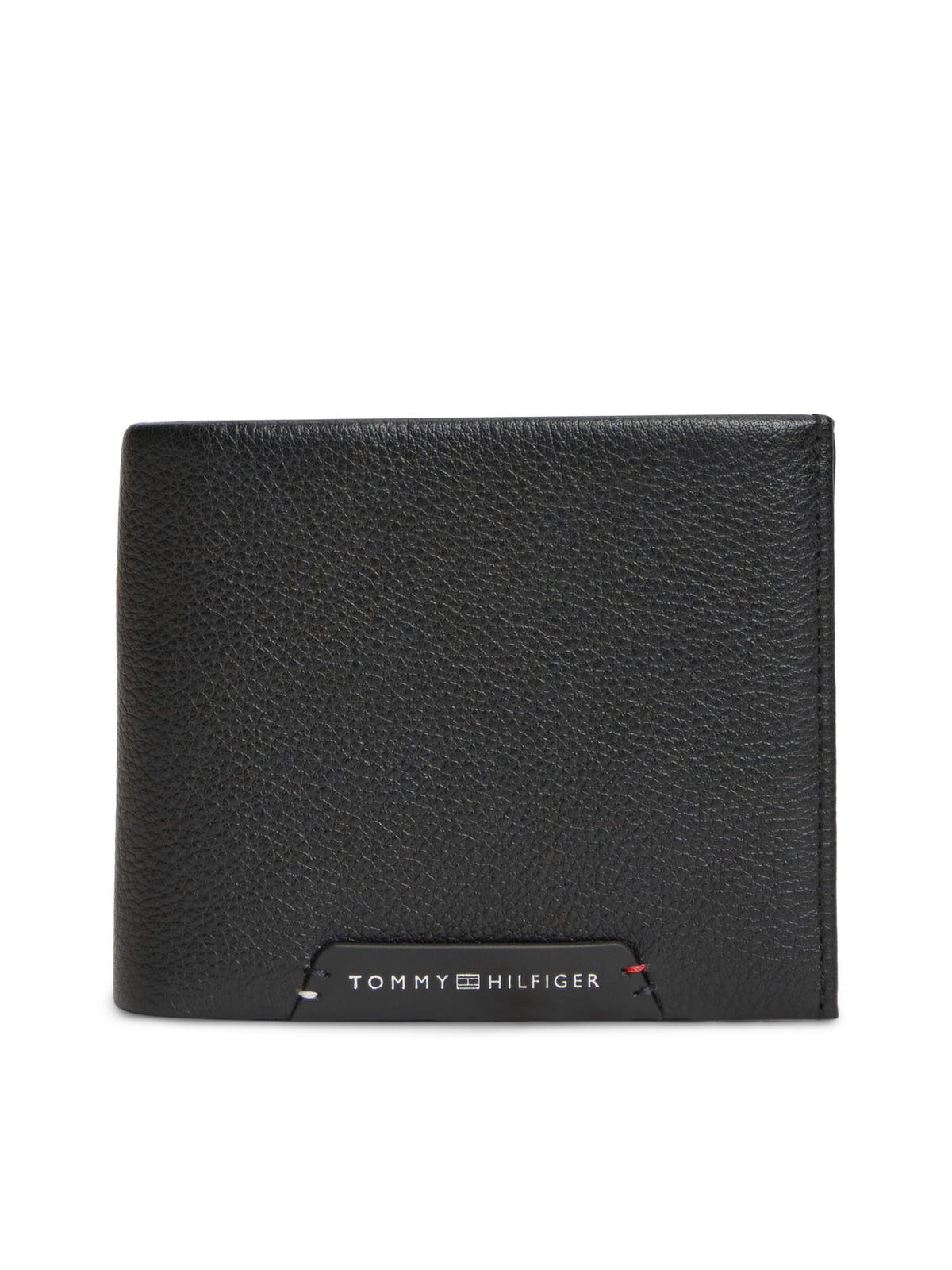 Tommy Hilfiger Corporate Leather Bifold Card and Coin Wallet - Black AM0AM14779_BDS_main_ay