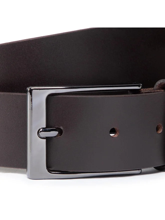 Tommy Hilfiger Layton Leather 3.5 Belt - Dark Brown Am0am103160hd-1