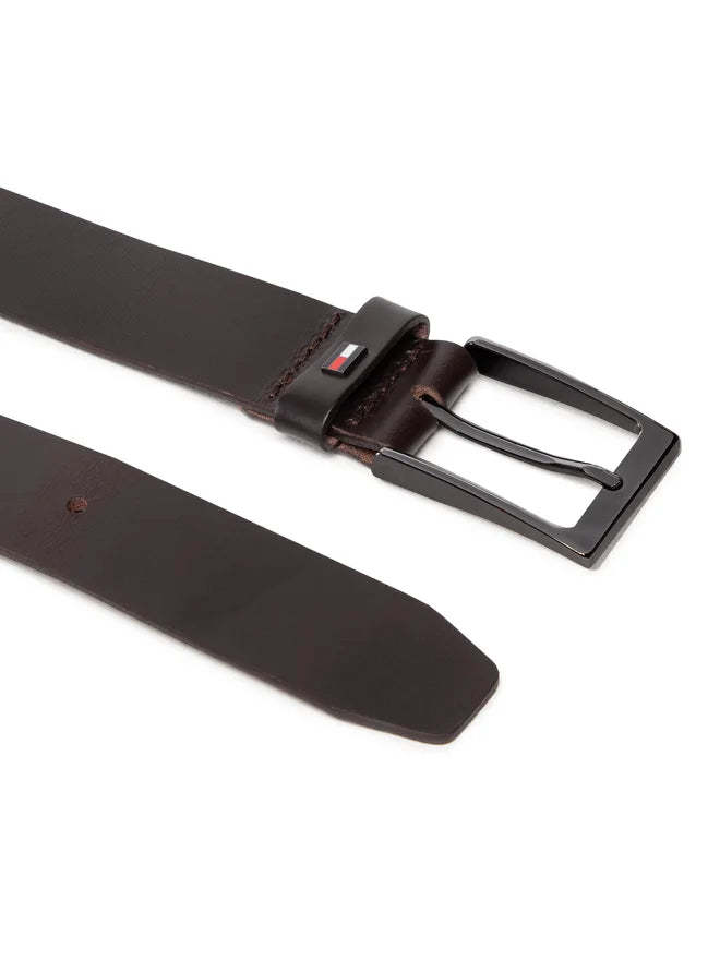 Tommy Hilfiger Layton Leather 3.5 Belt - Dark Brown Am0am103160hd-3