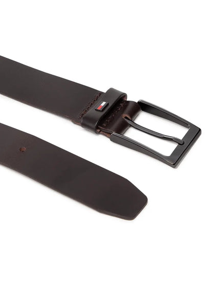 Tommy Hilfiger Layton Leather 3.5 Belt - Dark Brown Am0am103160hd-3