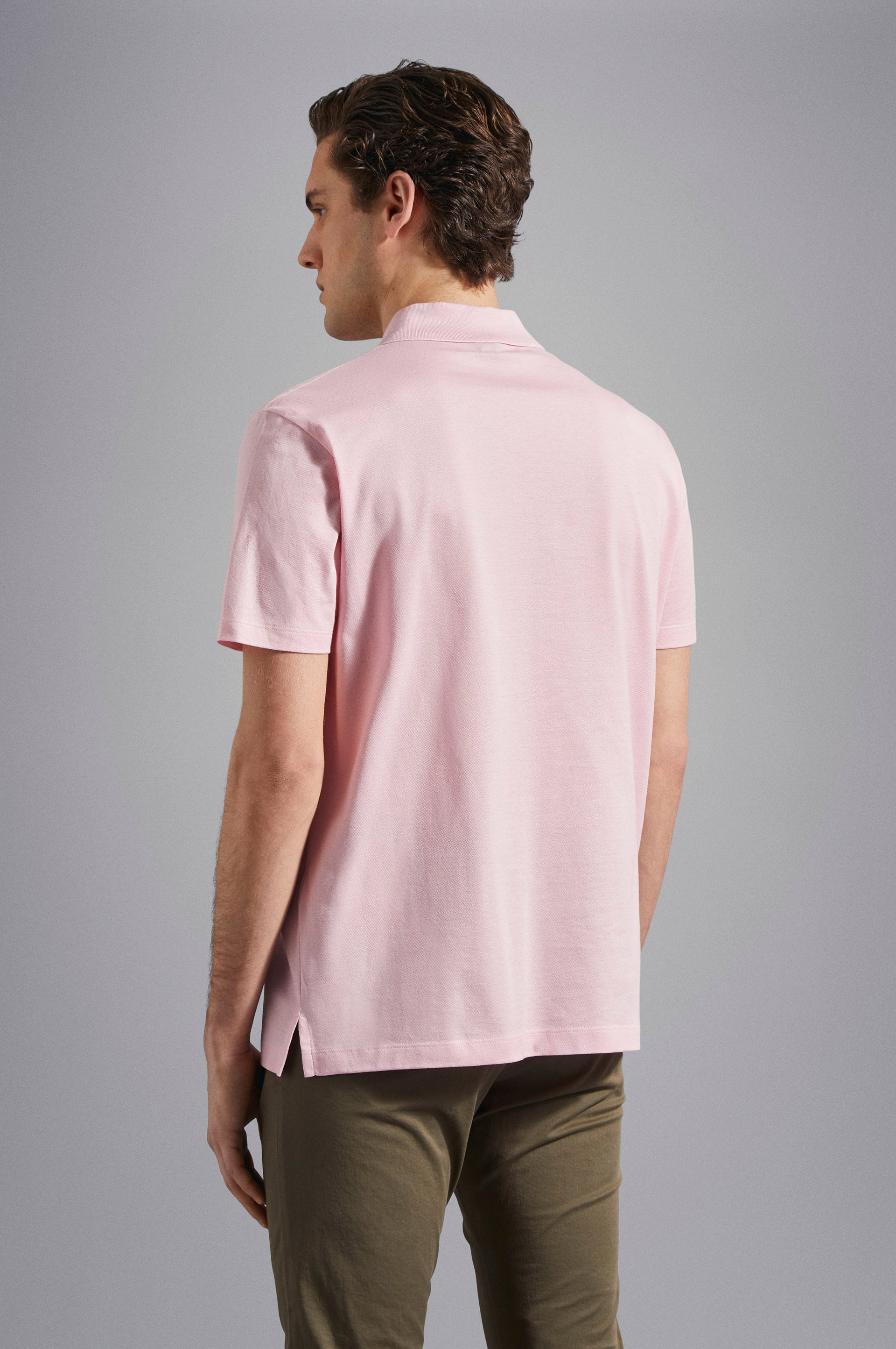 Paul & Shark Cotton Piqué Polo Shirt C0P1013 - Pink C0P1013-113-ab-v