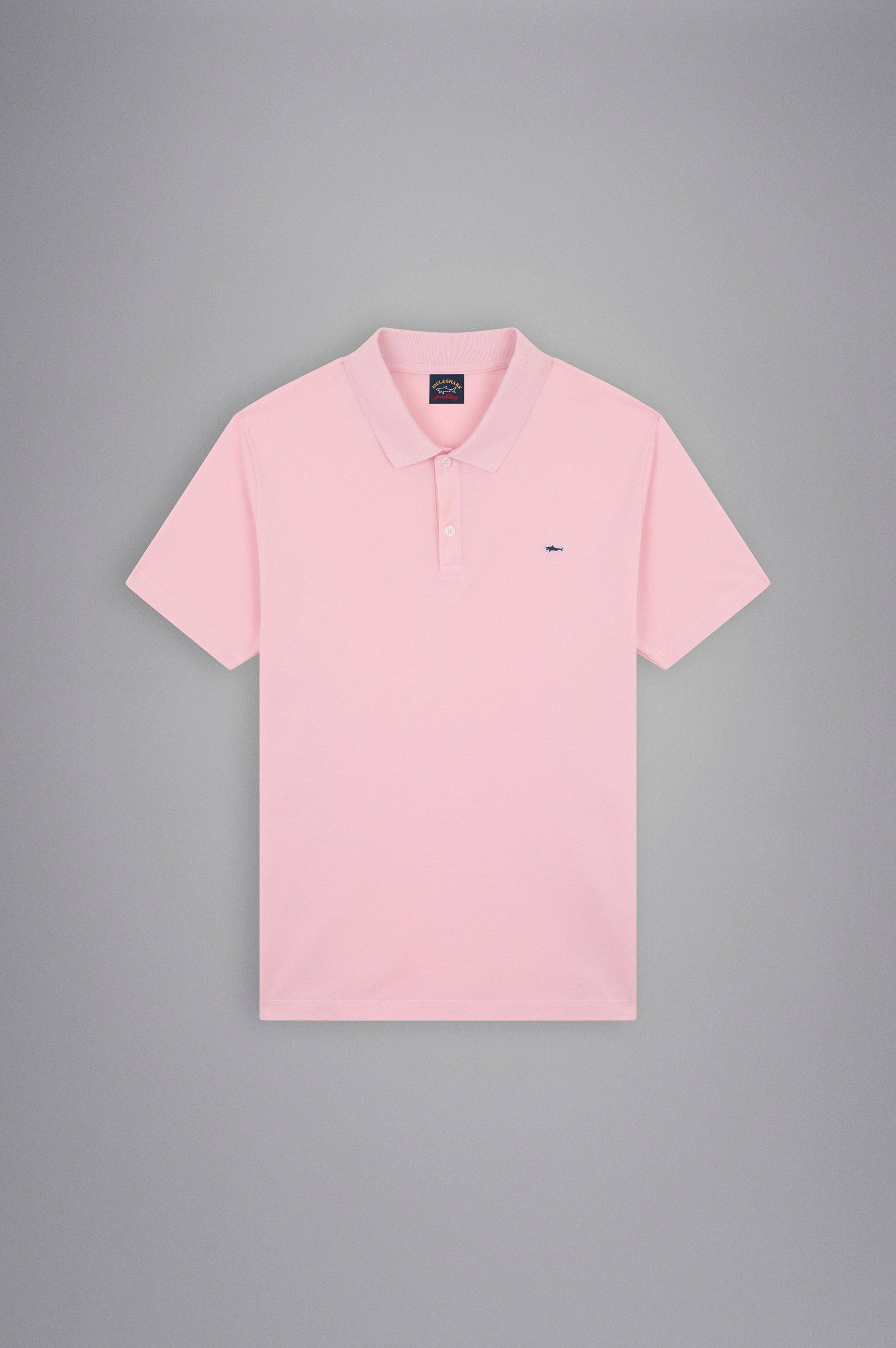 Paul & Shark Cotton Piqué Polo Shirt C0P1013 - Pink C0P1013-113-f-v