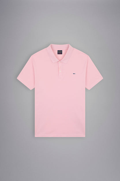 Paul & Shark Cotton Piqué Polo Shirt C0P1013 - Pink C0P1013-113-f-v