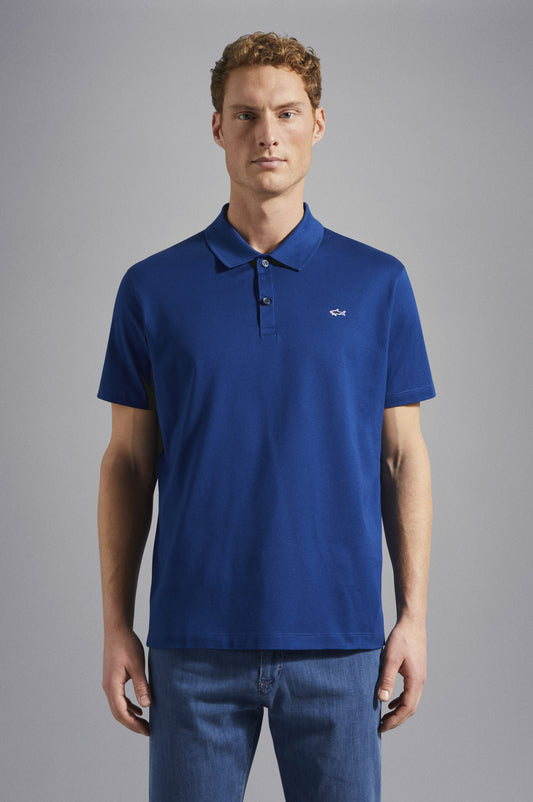 Paul & Shark Blue Polo Shirt C0P1013 - Dark Blue C0p10133423