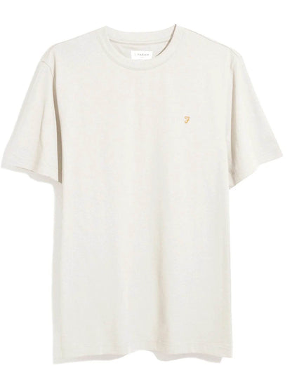 Farah Danny Regular Fit Organic Cotton T-Shirt - Ecru F4KFD040_280-5