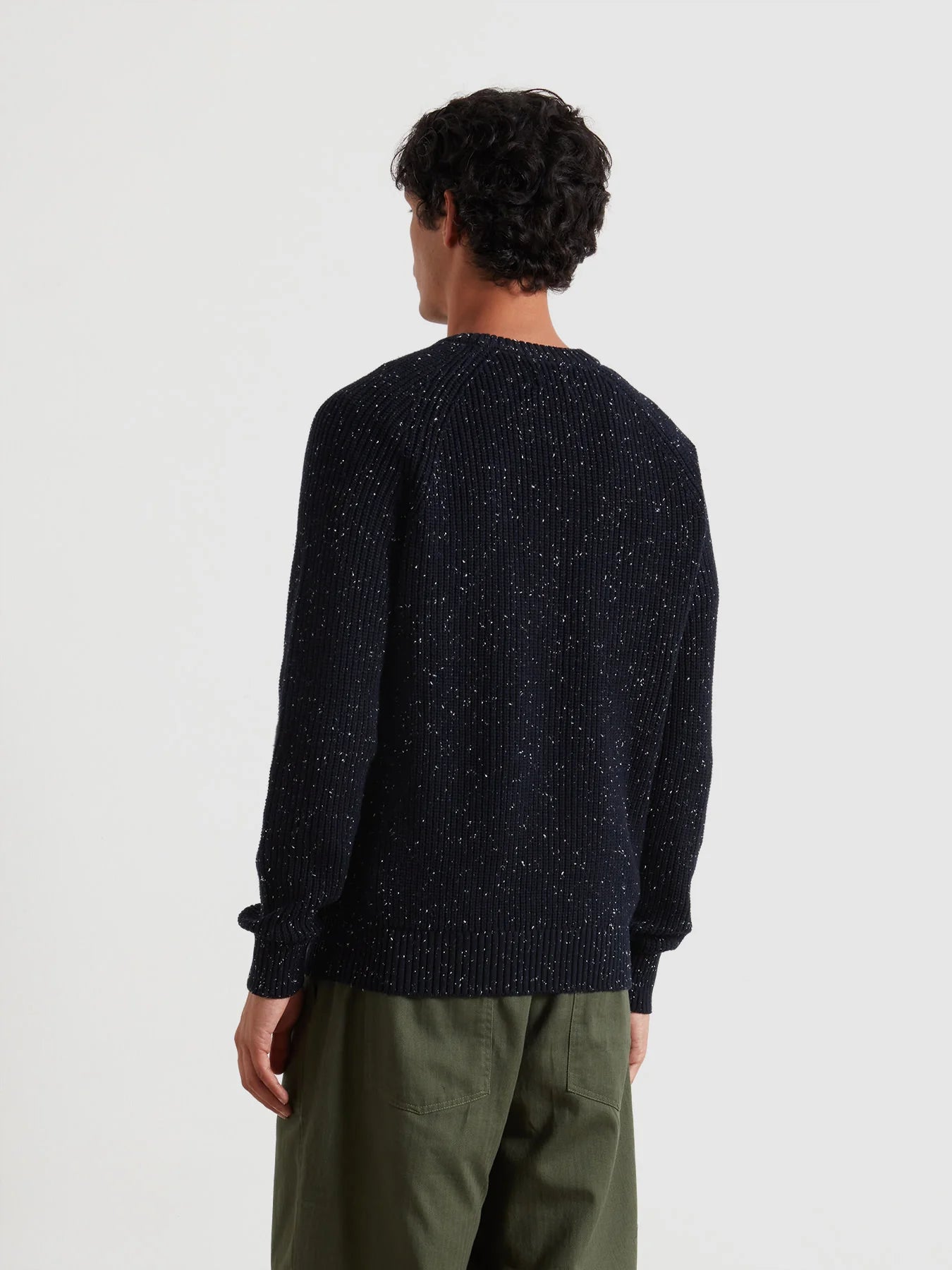 Farah Sage Nepped Sweater - True Navy F4gff0244123