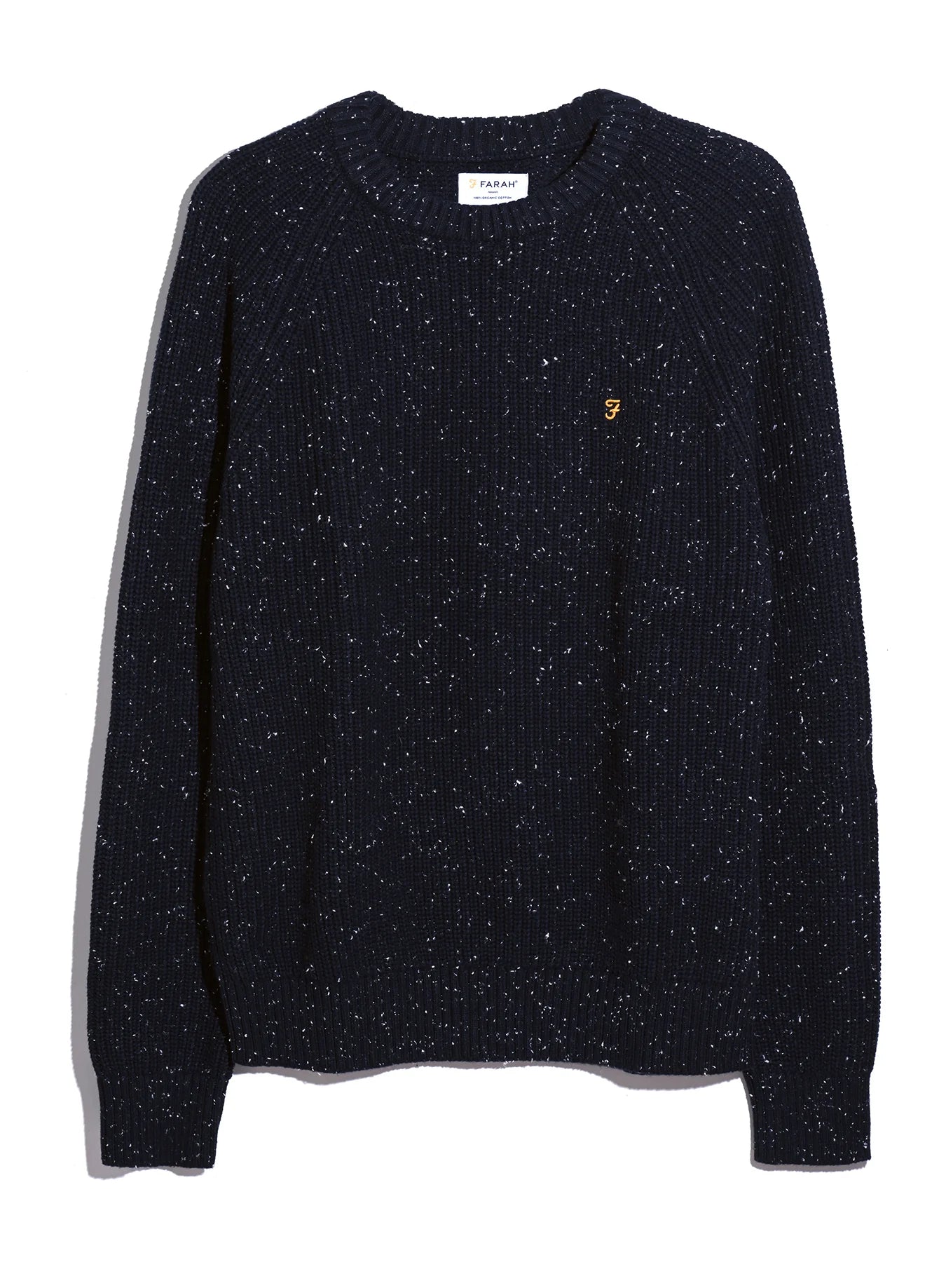 Farah Sage Nepped Sweater - True Navy F4gff0244125
