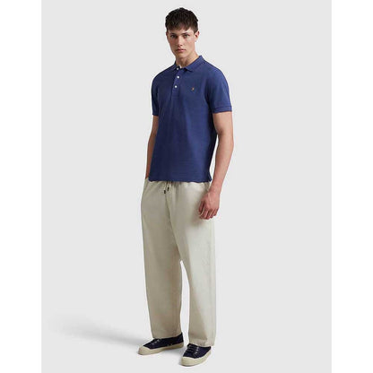 Farah Blanes Organic Cotton Polo Shirt - Sigil Blue F4ksb0684152