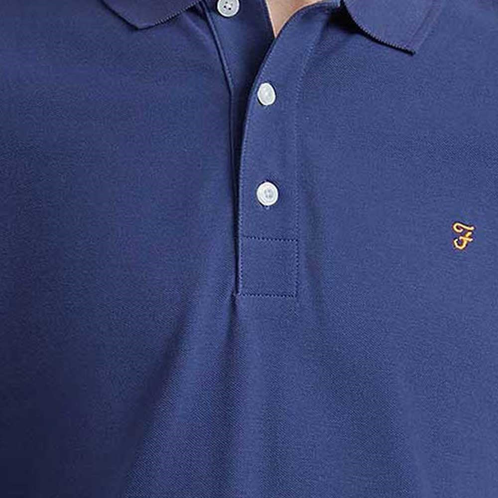 Farah Blanes Organic Cotton Polo Shirt - Sigil Blue F4ksb0684154