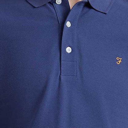 Farah Blanes Organic Cotton Polo Shirt - Sigil Blue F4ksb0684154