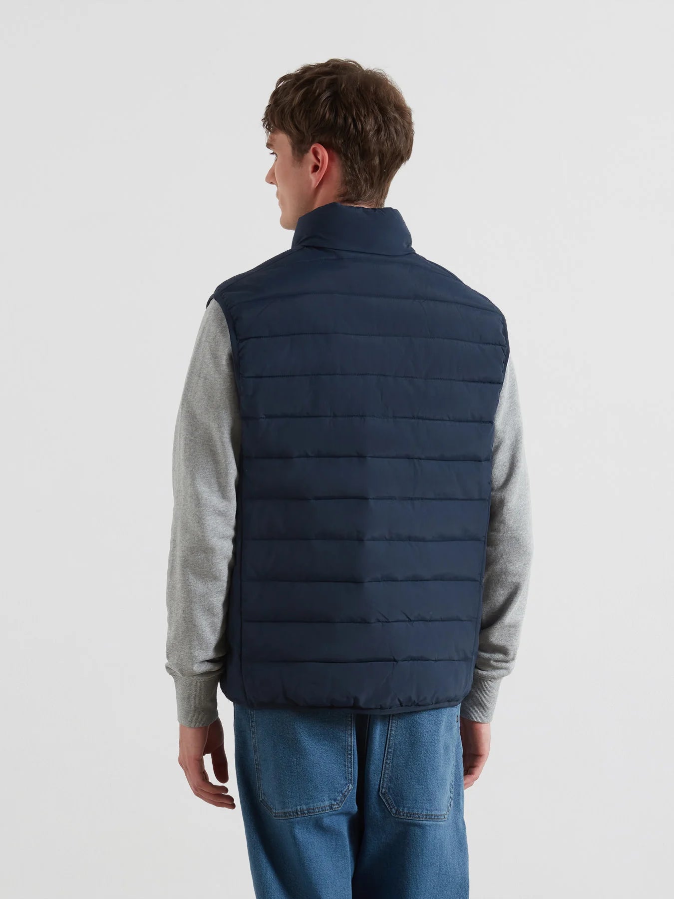 Farah Kennedy Wadded Gilet - Yale F4rff0289963